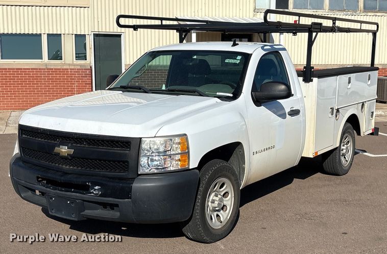 image for item ES5564 2009 Chevrolet Silverado 1500 utility bed pickup truck