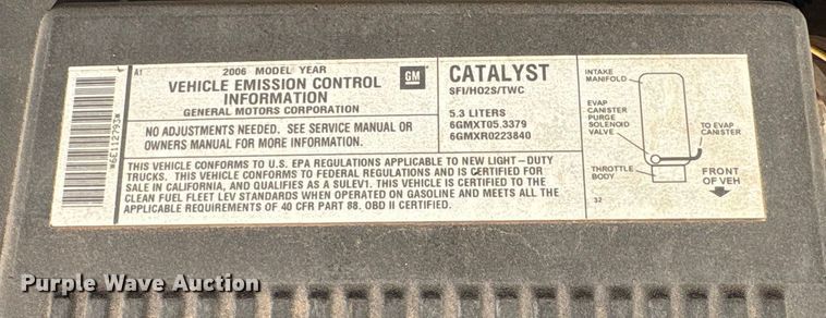 image for item ES5565 2006 Chevrolet Silverado 1500 Ext. Cab pickup truck