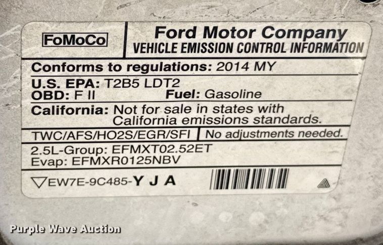 image for item ES5567 2014 Ford Escape SUV