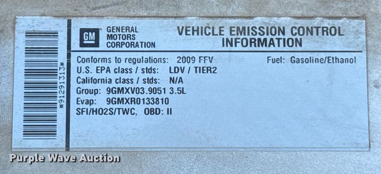 image for item ES5570 2009 Chevrolet Impala 