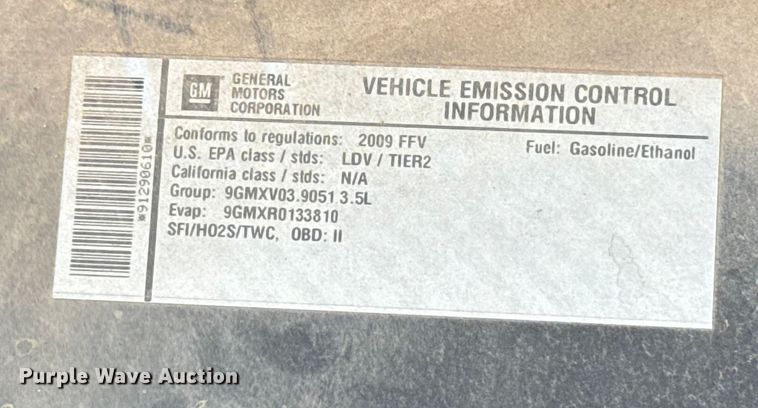 image for item ES5577 2009 Chevrolet Impala 