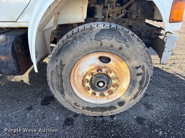 image for item ES5607 1997 International 4900 dump flatbed truck