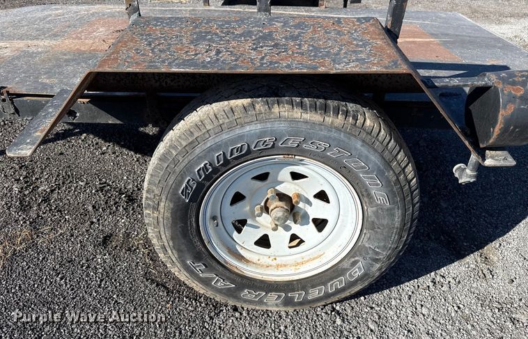 image for item ES5610 Shop built utility trailer