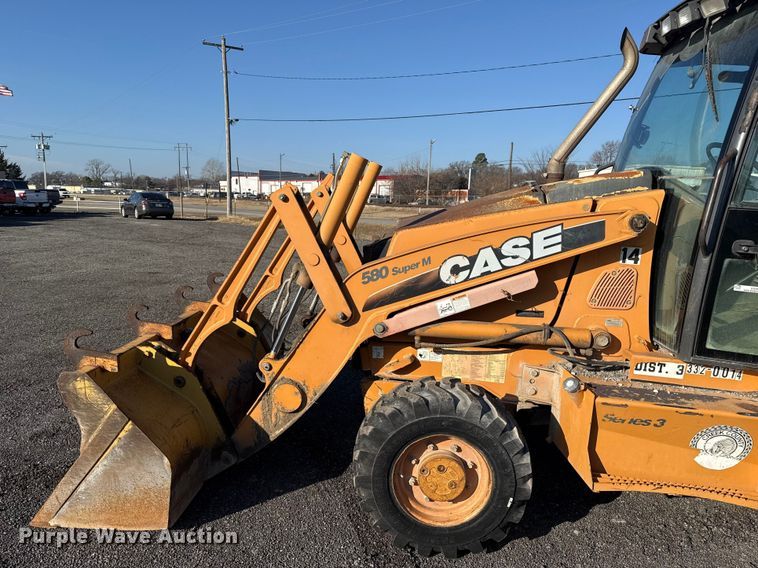 image for item ES5611 2008 Case 580 Super M Series 3 backhoe