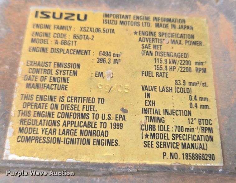 image for item ET1006 Link Belt 2800QUANTUM excavator