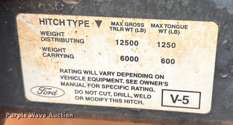 image for item ET1007 2013 Ford F250 Super Duty Crew Cab pickup truck