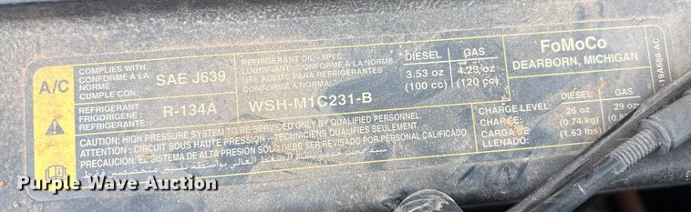 image for item ET1007 2013 Ford F250 Super Duty Crew Cab pickup truck