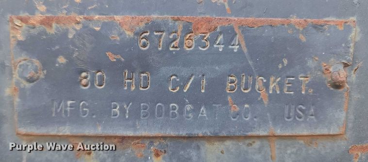 image for item ET1015 Bobcat 80HD C/I  skid steer bucket