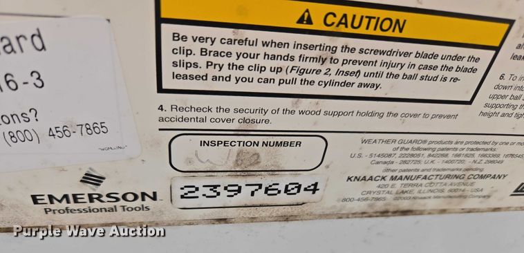 image for item ET1021 Weatherguard truck bed tool box