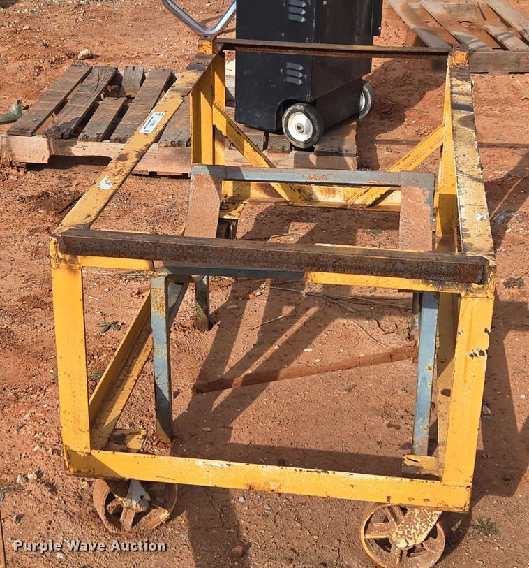 image for item ET1029 Shop built table and tank cradle