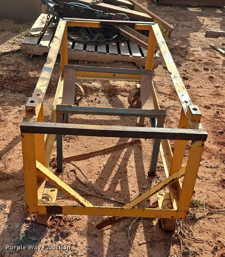 image for item ET1029 Shop built table and tank cradle