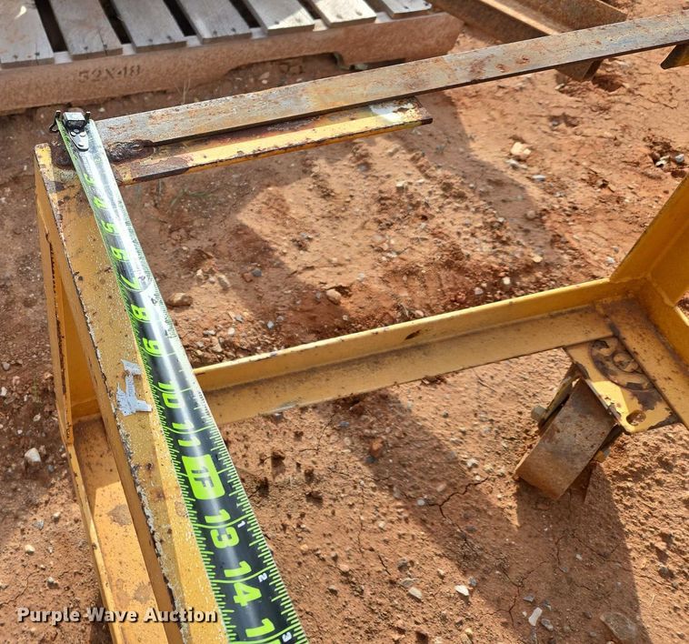 image for item ET1029 Shop built table and tank cradle