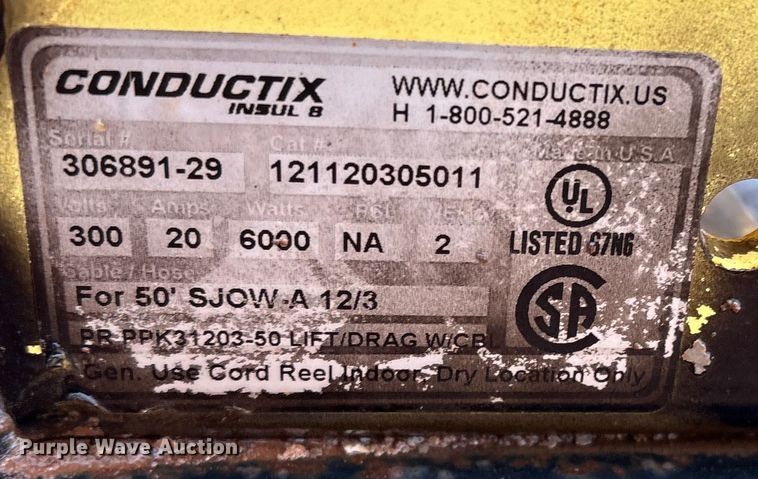 image for item ET1038 Welding lead rack with reels