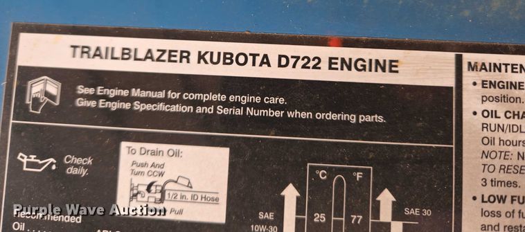 image for item ET1051 Miller Trailblazer 302 welder