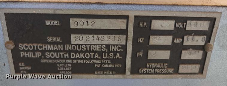 image for item ET1056 Scotchman 9012 shear