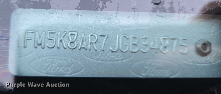 image for item ET1066 2018 Ford Explorer SUV