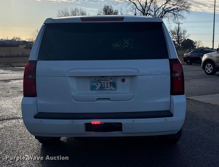 image for item ET1067 2019 Chevrolet Tahoe Police  SUV