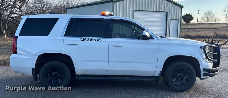 image for item ET1067 2019 Chevrolet Tahoe Police  SUV