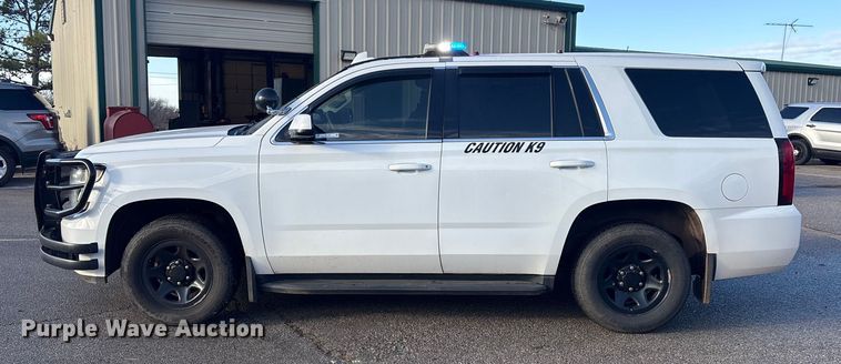 image for item ET1067 2019 Chevrolet Tahoe Police  SUV