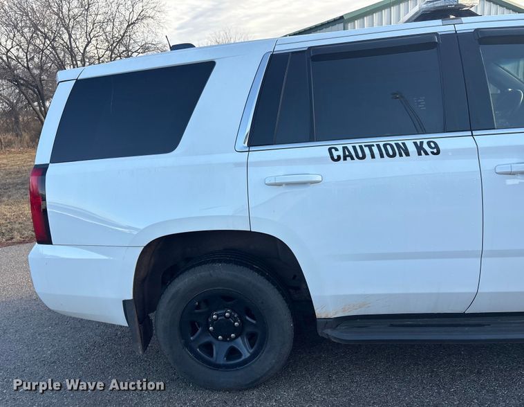 image for item ET1067 2019 Chevrolet Tahoe Police  SUV