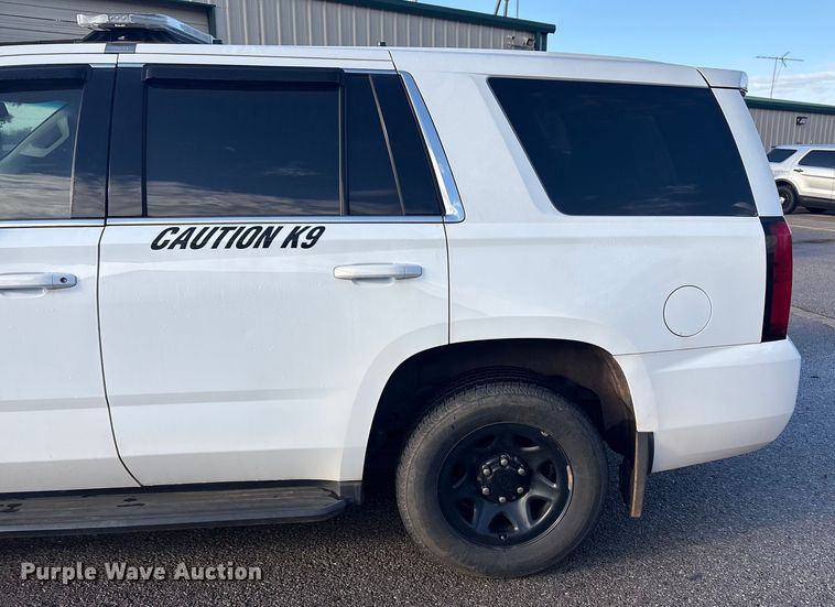 image for item ET1067 2019 Chevrolet Tahoe Police  SUV
