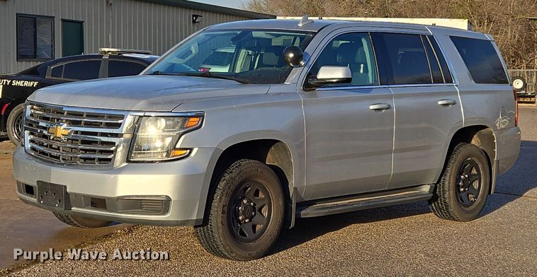 image for item ET1068 2020 Chevrolet Tahoe Police SUV