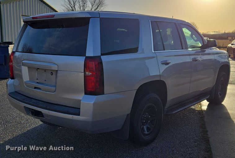 image for item ET1068 2020 Chevrolet Tahoe Police SUV