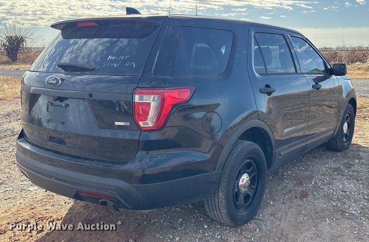 image for item ET1069 2017 Ford Explorer Police Interceptor SUV