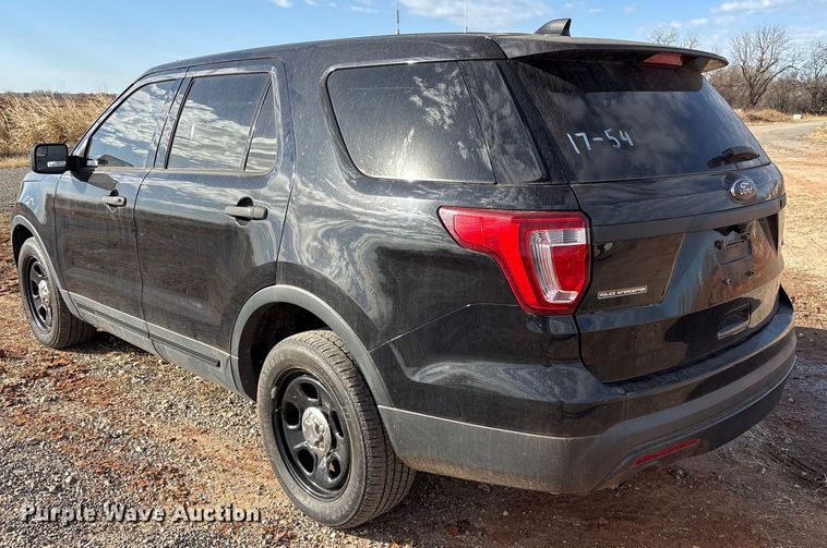 image for item ET1069 2017 Ford Explorer Police Interceptor SUV