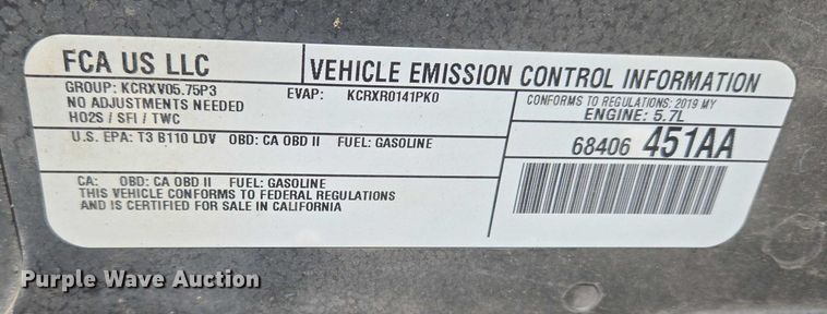 image for item ET1071 2016 Dodge Charger Police 