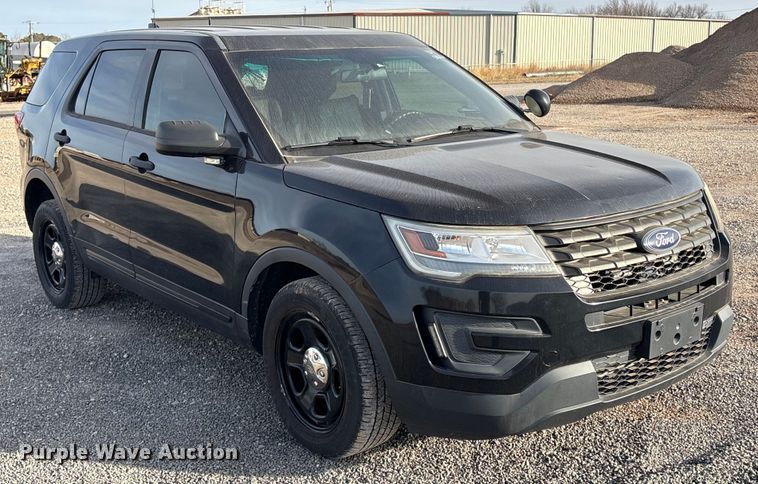 image for item ET1076 2017 Ford Explorer Police Interceptor SUV