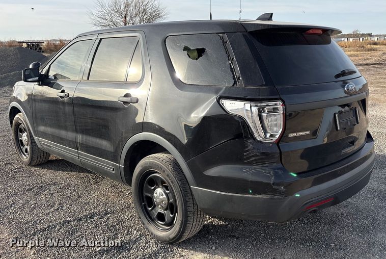 image for item ET1076 2017 Ford Explorer Police Interceptor SUV