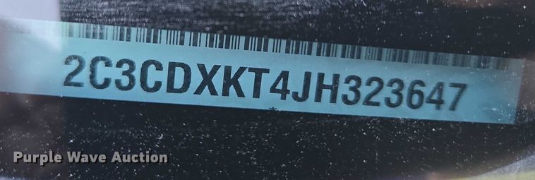 image for item ET1077 2018 Dodge Charger Police 