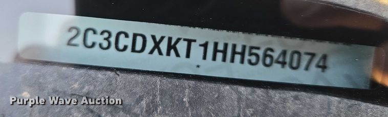 image for item ET1081 2017 Dodge Charger Police 