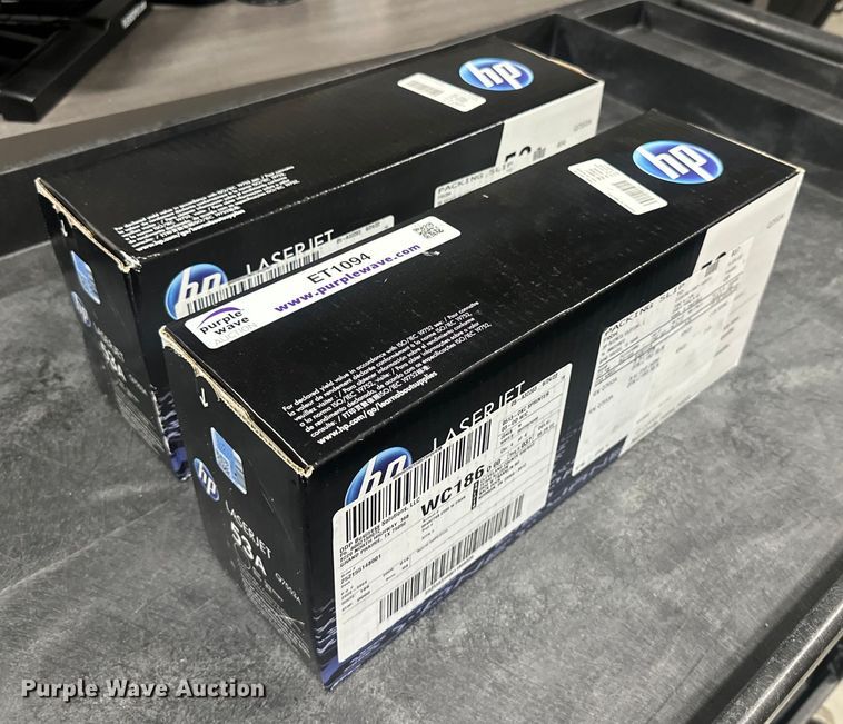 image for item ET1094 (2) HP LaserJet Q7553A cartridges