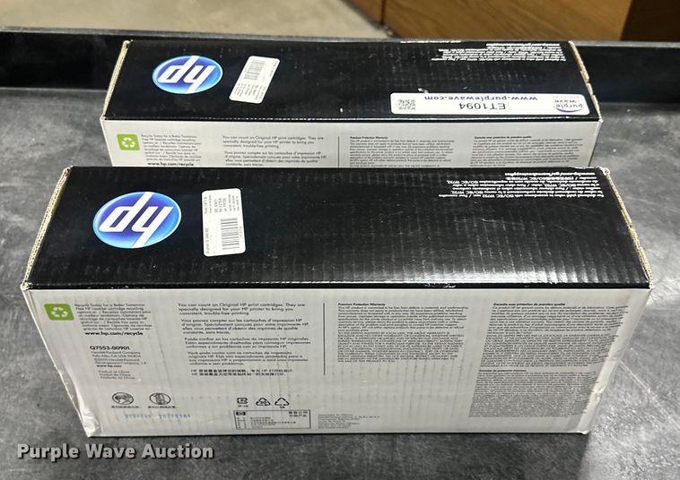 image for item ET1094 (2) HP LaserJet Q7553A cartridges