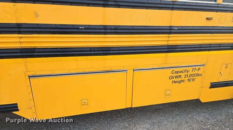 image for item ET1098 2015 Blue Bird Bb Conventional school bus