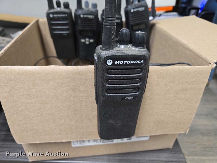 image for item ET1121 Approximately 22 Motorola two-way radios