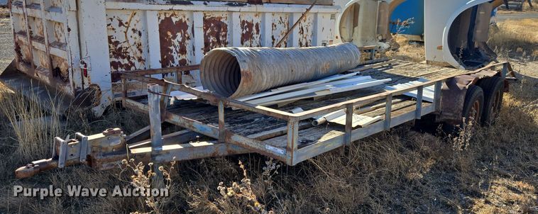 image for item ET1138 Shop built utility trailer