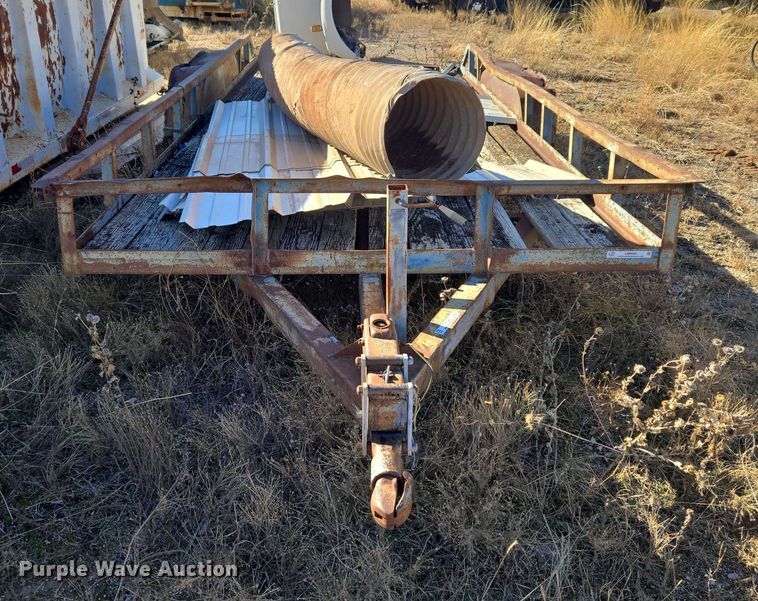 image for item ET1138 Shop built utility trailer