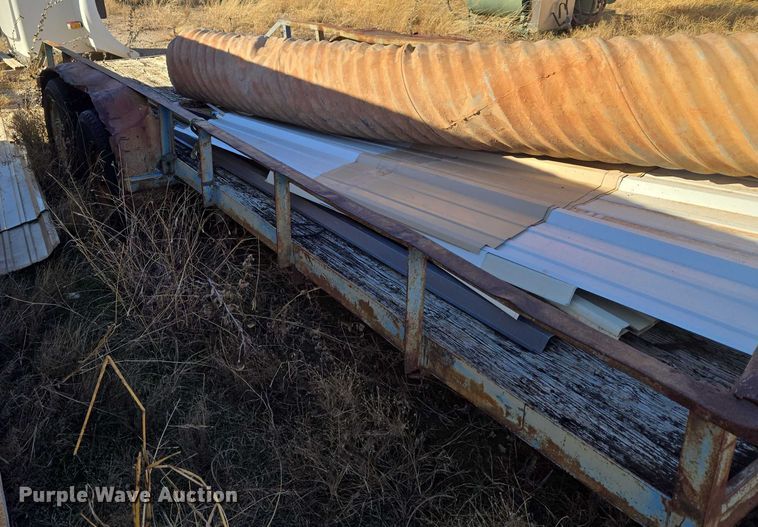 image for item ET1138 Shop built utility trailer