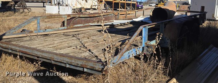 image for item ET1138 Shop built utility trailer