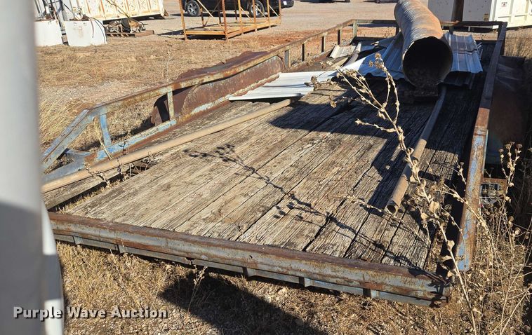 image for item ET1138 Shop built utility trailer