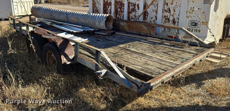 image for item ET1138 Shop built utility trailer