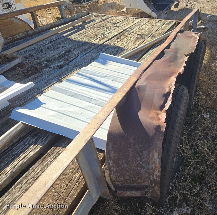 image for item ET1138 Shop built utility trailer