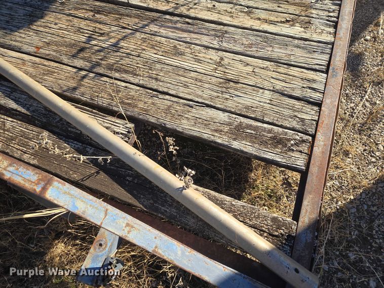 image for item ET1138 Shop built utility trailer