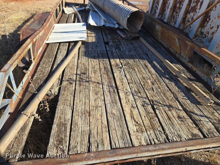 image for item ET1138 Shop built utility trailer