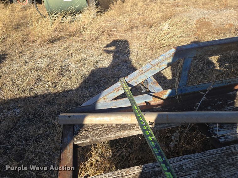 image for item ET1138 Shop built utility trailer