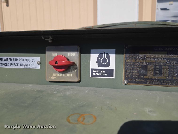 image for item ET1140 American Kleaner Mft. Co. pressure washer