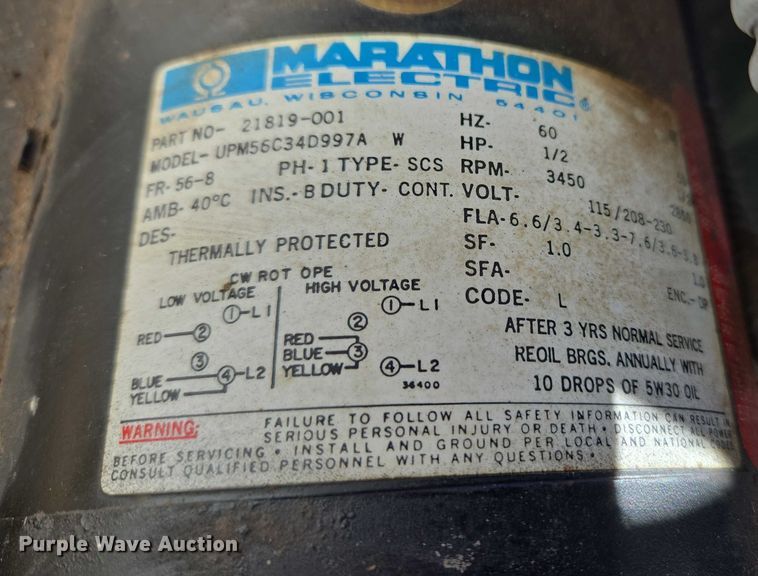 image for item ET1140 American Kleaner Mft. Co. pressure washer